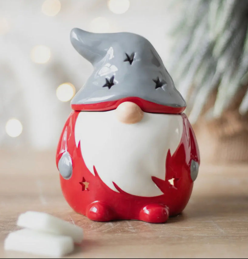 Red and Grey Christmas Gnome